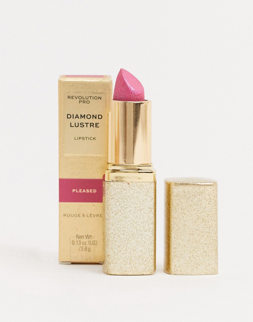 Revolution Pro - Diamond Lustre Lipstick - Pleased-Roze