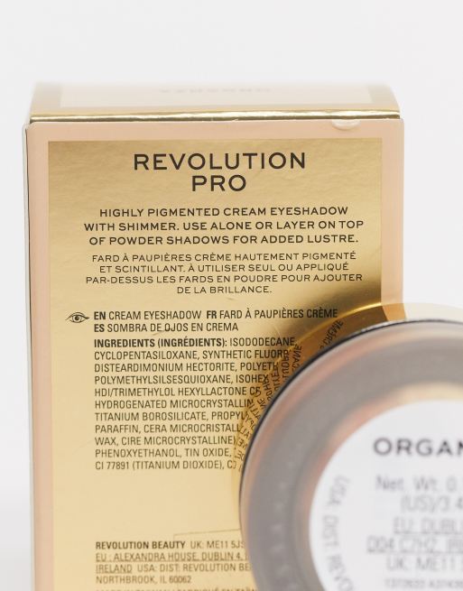 Revolution - Pro Eye Lustre - Fard à paupières crème en pot - Organza, 4 de 4