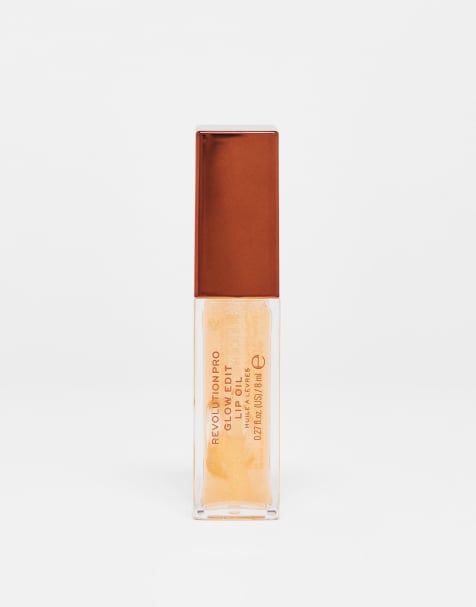 Revolution - Pro Glow Edit - Glanzende lipolie in 'Forever Orange' - view 1