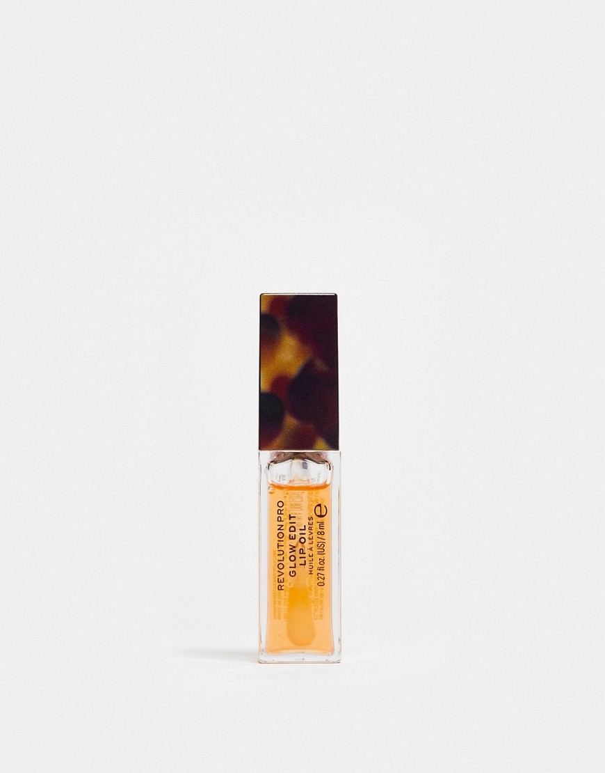 Revolution Pro Glow Edit Lip Oil Soleil Orange