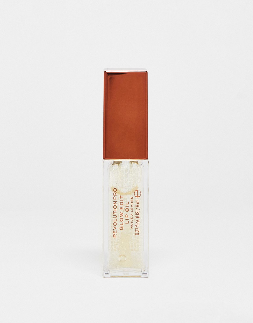 Revolution Pro Glow Edit Shimmer Lip Oil Touch Clear-No colour