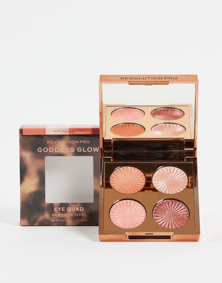 Goddess glow. Revolution Pro Goddess Glow Eye Quad. Revolution Pro Goddess Glow Eye Quad свотчи. Revolution Pro Goddess Glow Shimmer Brick. Revolution Pro Crystal Eye Quad Pink Topaz.