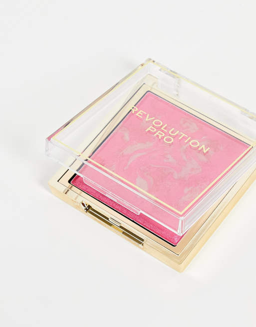 Revolution Pro – Lustre – Róż do policzków w odcieniu Coral, 3 z 4