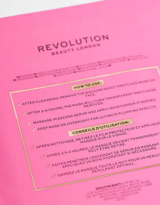 Revolution - Pro Miracle Lab Fix Pro-Collagen Pillow Plump - 2x gezichtsmasker, 3 van 3