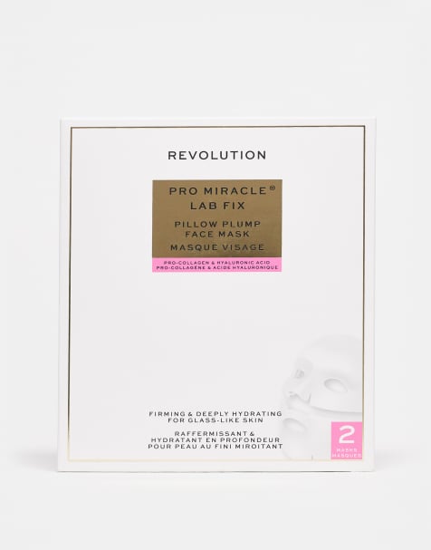 Revolution Pro Miracle Lab Fix Pro-Collagen Pillow Plump Face Mask x2 - view 1