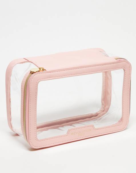 Clear Makeup Bag White - Medium - Beauty Pie