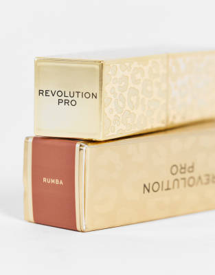 Revolution Pro New Neutral Satin Matte Lipstick - Rumba-pink In Pink
