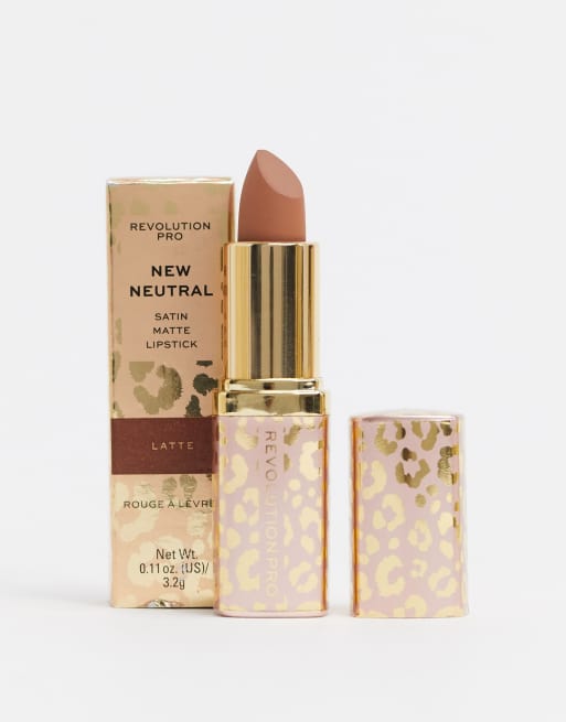 Revolution - Pro New Neutrals Blushed - Rouge à lèvres mat satiné - Latte