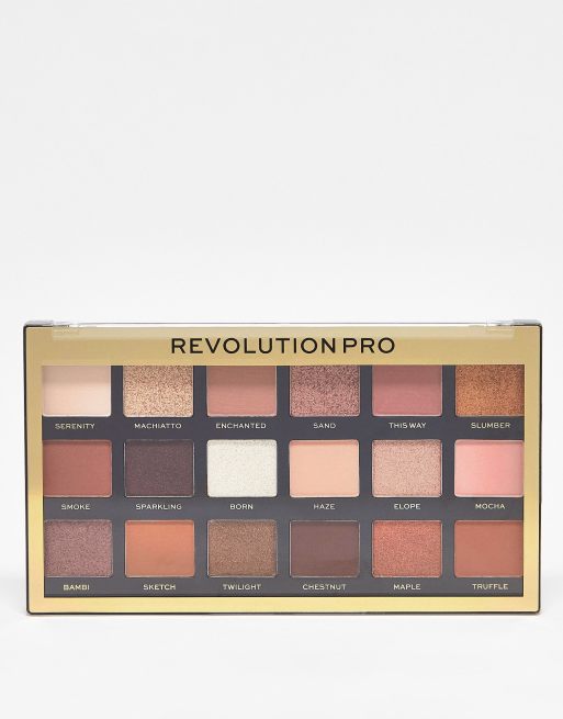 Revolution Pro - Regeneration Palette Nude - Au Naturel Palette - Oogschaduwpalet