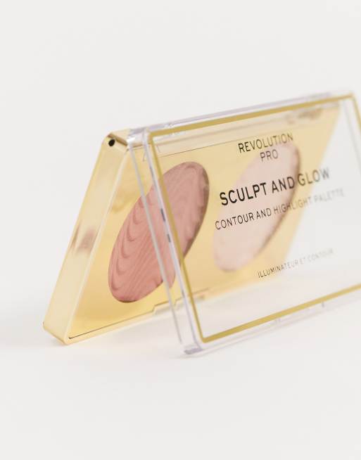 Revolution Pro - Sculpt and Glow - Contour- en highlighterpalet in kleur 'Sands of Time', 4 van 4