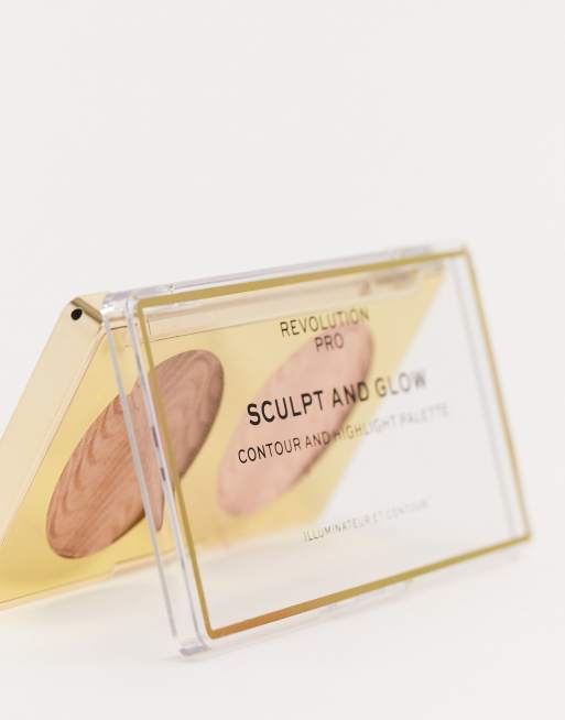 Revolution Pro Sculpt & Glow Contour Palette - Contouring Palette