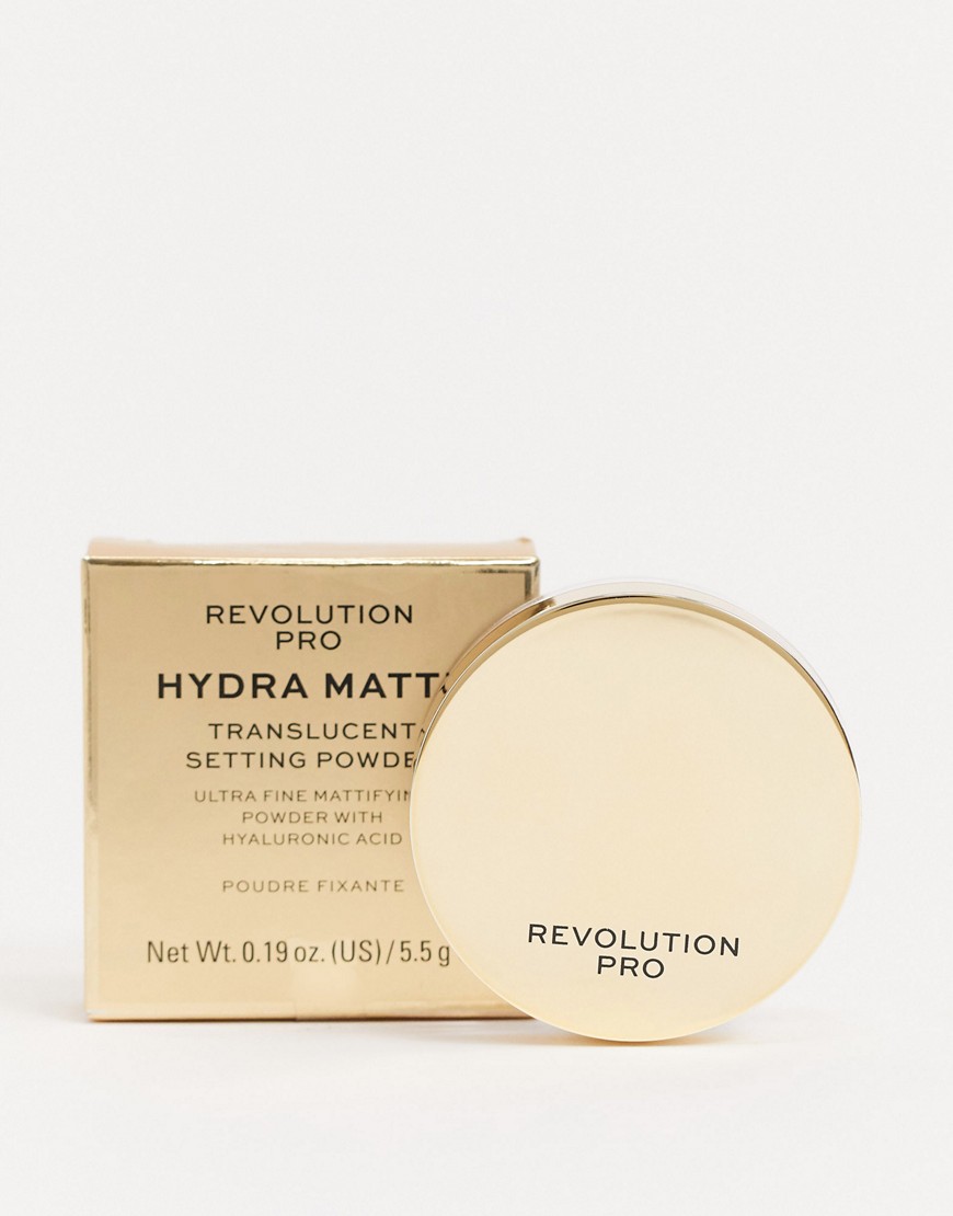 Revolution – Pro – Translucent Hydra-Matte – Fixeringspuder-Ingen färg