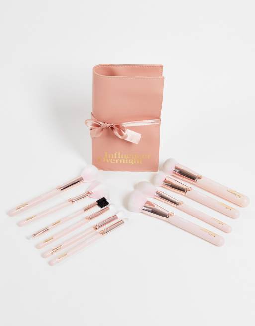 Revolution Pro X Influencer Overnight Full Beat Brush Set & Roll