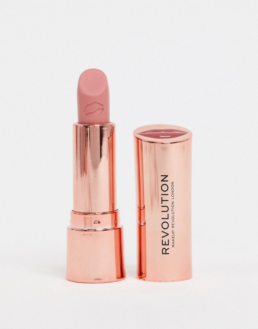 Revolution Satin Kiss Lipstick - Icon-Pink
