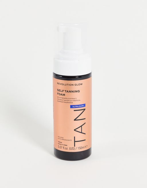 Revolution - Schiuma abbronzante e illuminante all'acqua di cocco e ananas - Ultra Dark