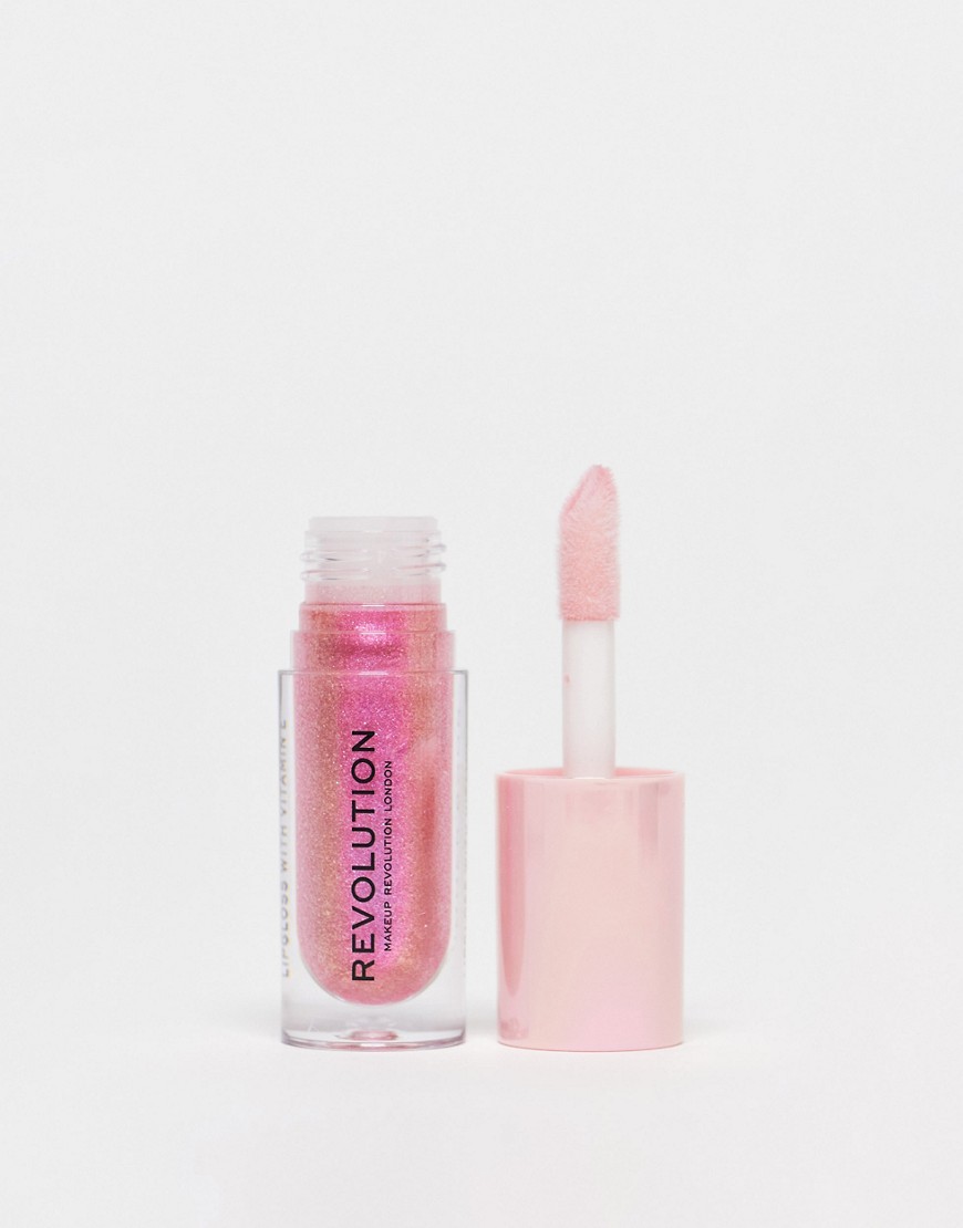 Revolution Shimmer Bomb Lip Gloss - Daydream-Pink