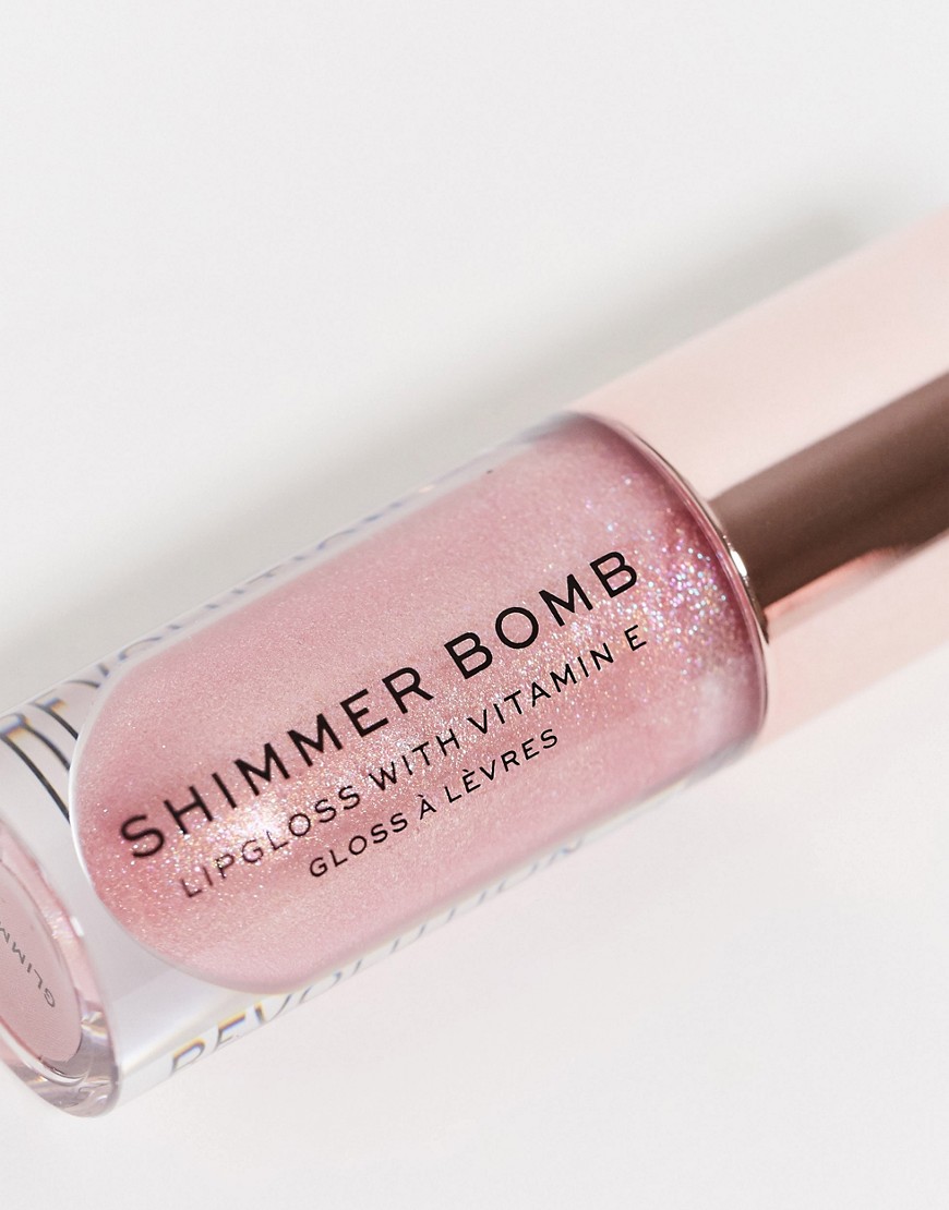 Revolution Shimmer Bomb Lip Gloss - Glimmer-Pink