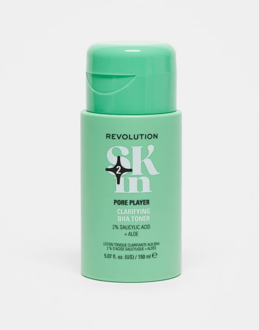 Revolution Skin – Pore Player – Tonik oczyszczający z kwasem salicylowym 2% i aloesem, 150 ml