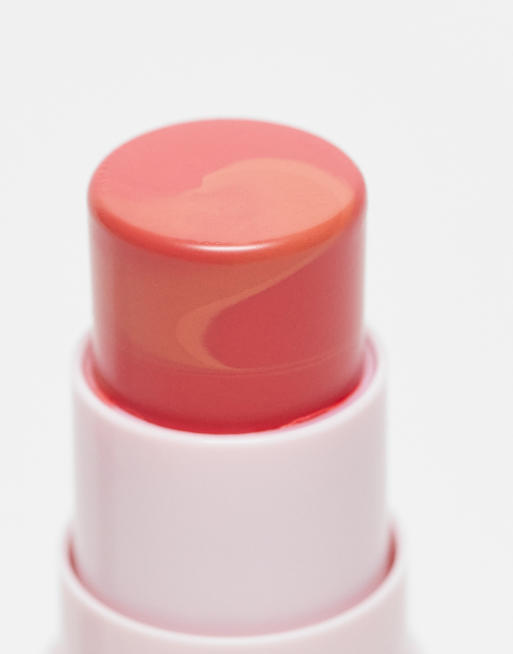Revolution Skin Silk Marble Blush Stick in Sunkissed Apricot, 2 of 4