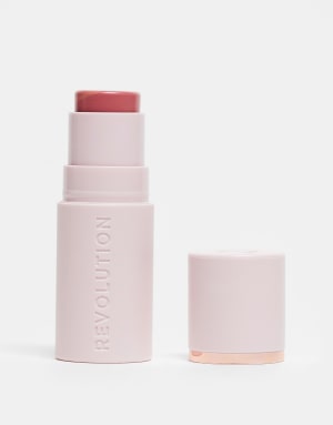 Revolution Skin Silk Marble Blush Stick Peachy Pink