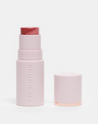 Revolution - Skin Silk Marble Blush Stick - Rougestift in der Farbe Rosy Cheeks-Rosa