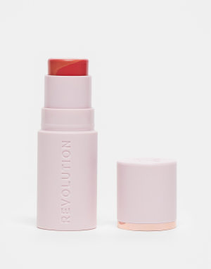 Revolution Skin Silk Marble Blush Stick Sunkissed Apricot