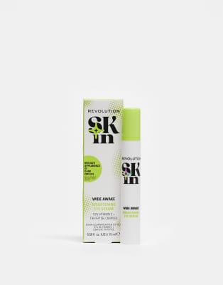 Revolution Skin - Wide Awake - Sérum illuminateur pour le contour des yeux à 10 % de vitamine C et aux tripeptides - 15 ml-Pas de couleur