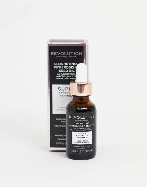 Revolution Skincare 0 5 Retinol Super Serum With Rosehip Seed Oil Asos