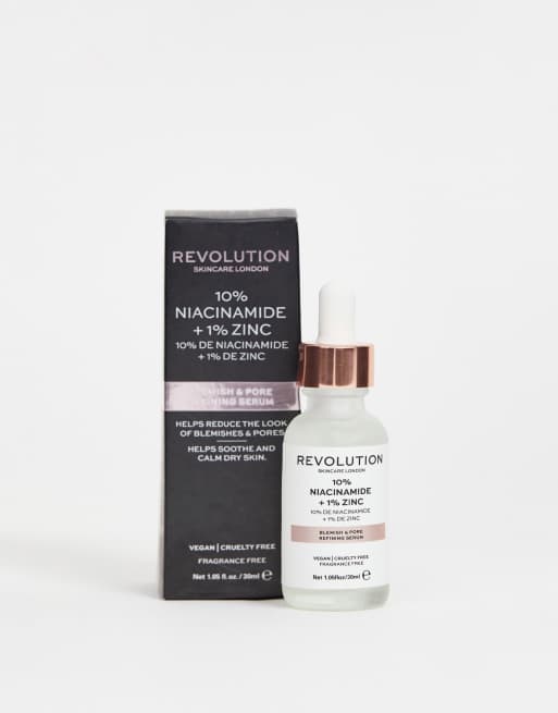 Revolution – Skincare – 10% niacynamid + 1% cynk Serum usuwające niedoskonałości