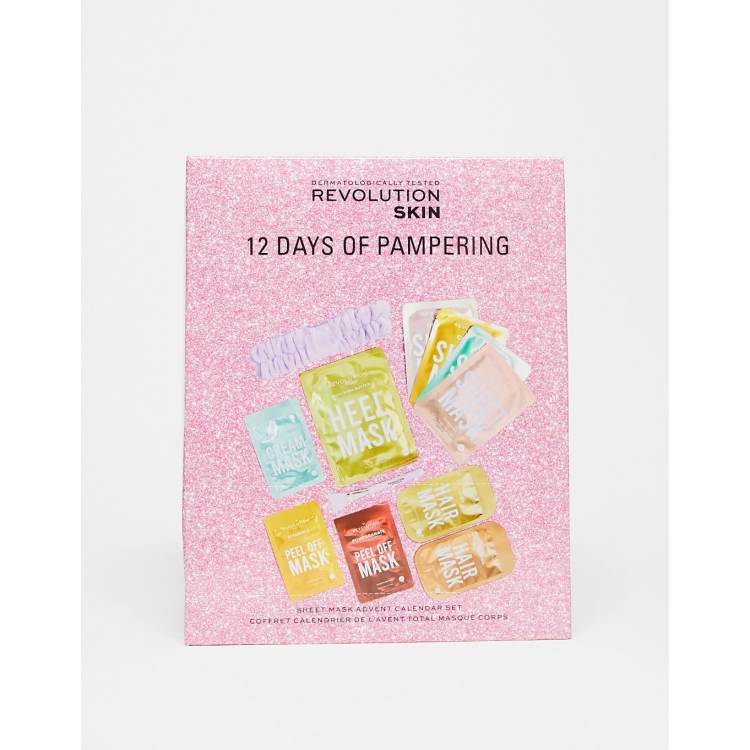 Revolution Skincare 12 Days Of Face, Body & Hair Masks | ASOS
