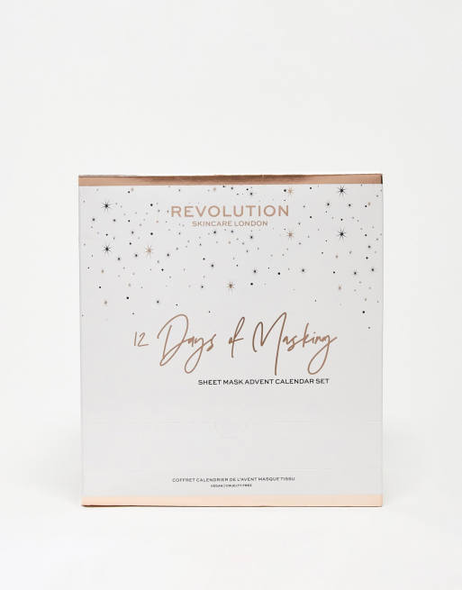 Revolution Skincare 12 Days of Masking: Sheet Mask Advent Calendar Gift Set - 40% Saving