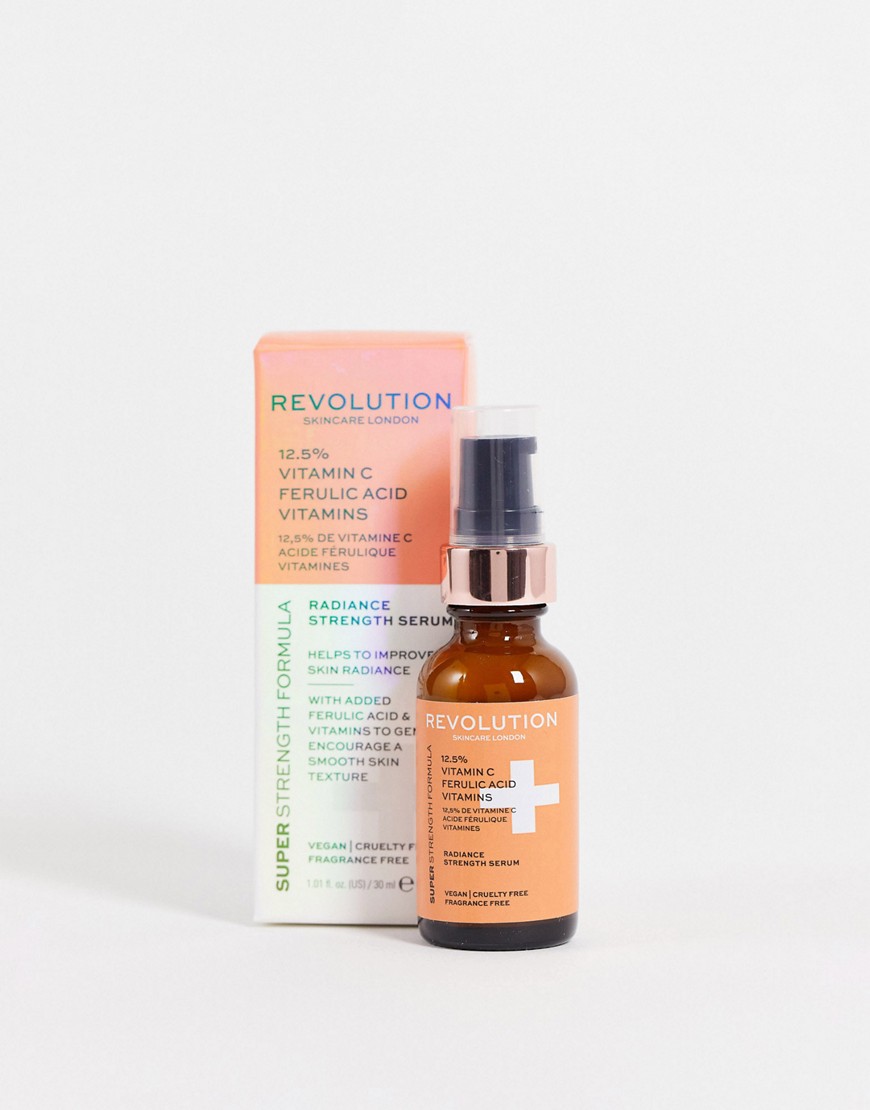 Revolution Skincare 12.5% Vitamin C + Ferulic Acid Radiance Serum 30ml-No color