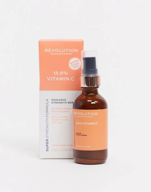 Bijbel Uitgaan Slaapkamer Revolution Skincare 12,5% Vitamine C serum SUPER SIZED 60ml | ASOS