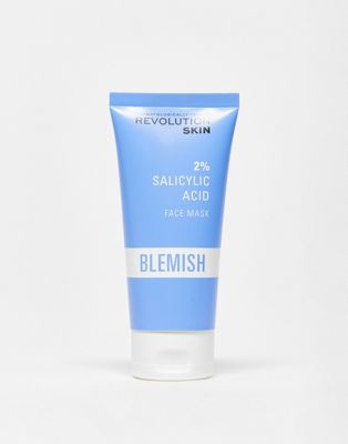 Revolution Skincare Blemish 2% Salicylic Acid Face Mask 65ml-No colour