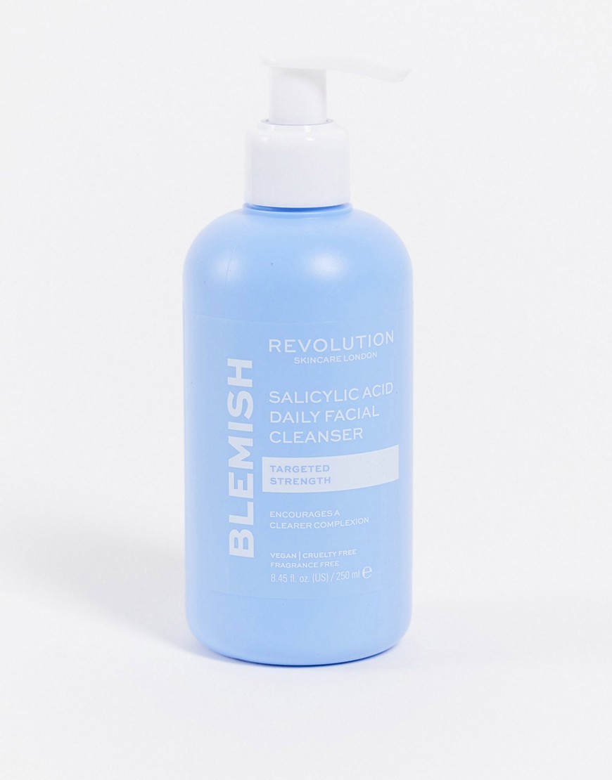Revolution Skincare Blemish Targeting Salicylic Acid Facial Gel Cleanser-No color