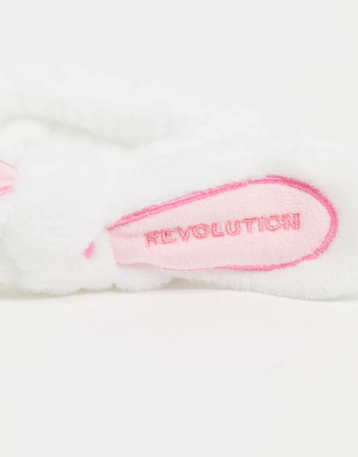 Revolution Skincare - Hoofdband met konijnenoren, 3 van 4