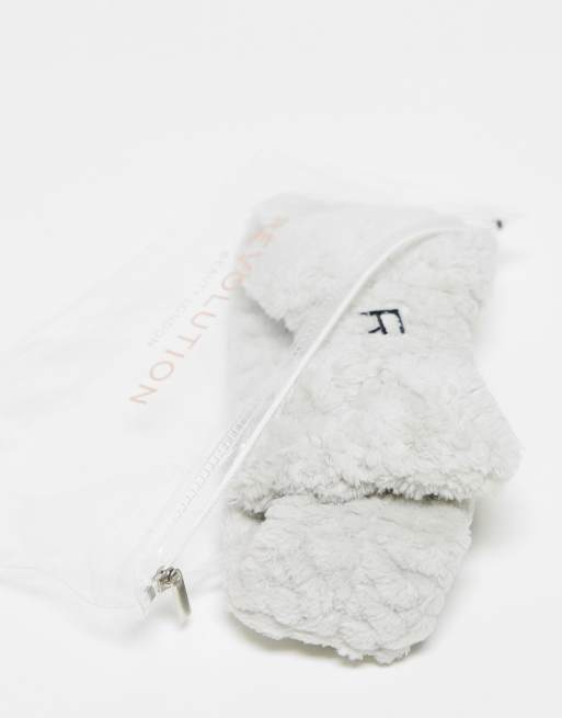 Revolution Skincare - Hoofdband met strik in grijs, 2 van 4