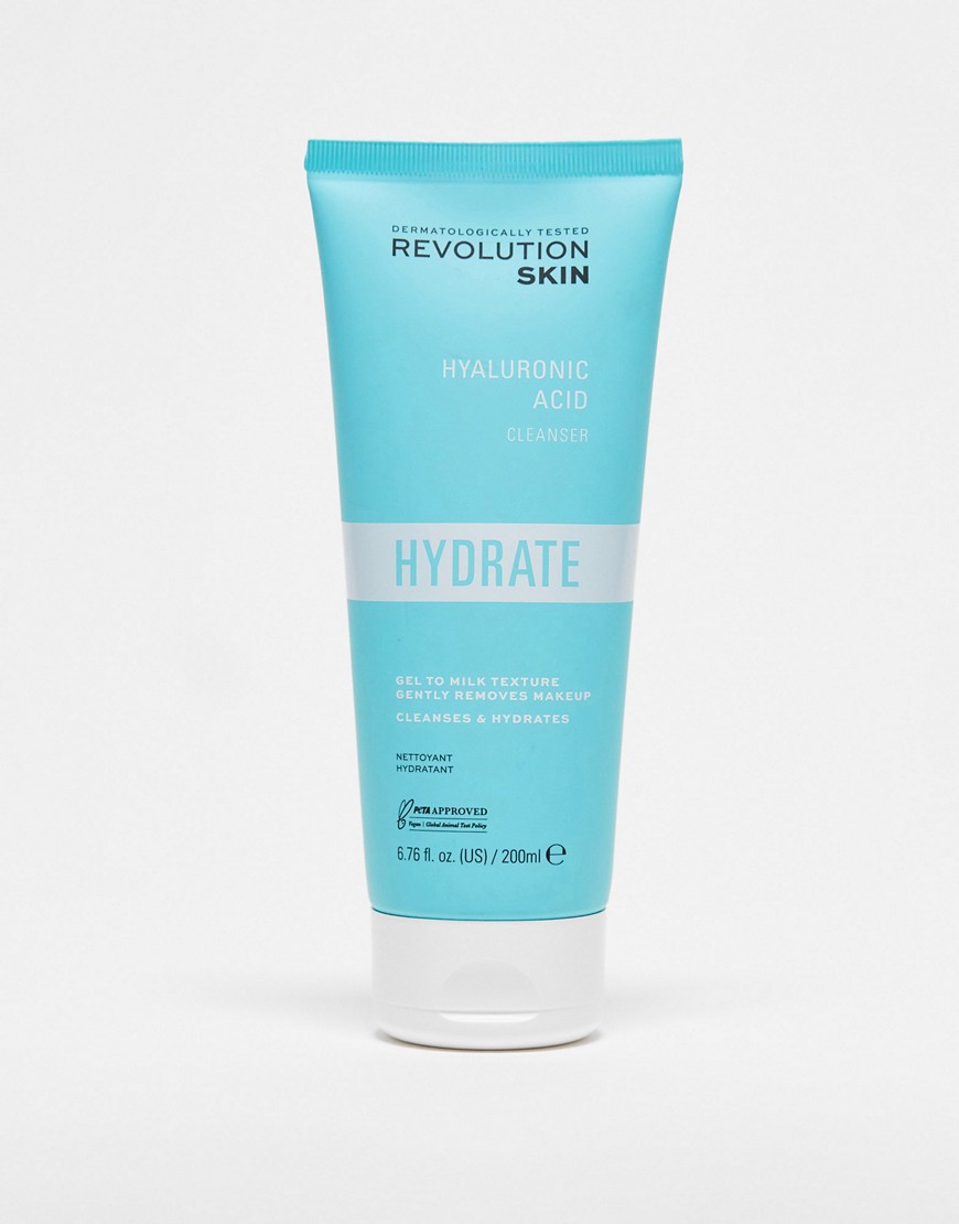 Revolution Skincare Hyaluronic Acid Cleanser 200ml-No colour