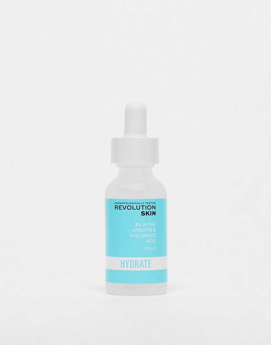 Revolution Skincare Hydrating 2% Alpha Arbutin & Hyaluronic Acid Serum 1.01 fl oz-No color