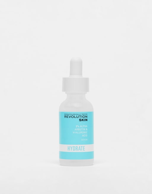 revolution skincare hydrating 2 alpha arbutin & hyaluronic acid serum 30ml