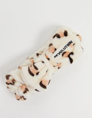 Revolution Skincare Luxe Leopard Print Headband | ASOS