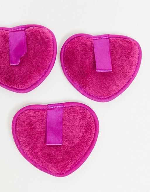 Revolution Skincare Make Up Remover Cushions Hearts