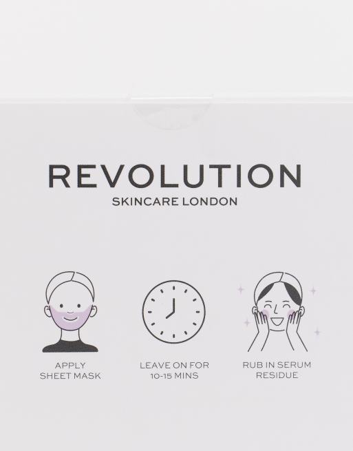 Revolution Skincare Maskcare Maskne Calming & Purifying Lower Face Sheet Mask, 3 of 4