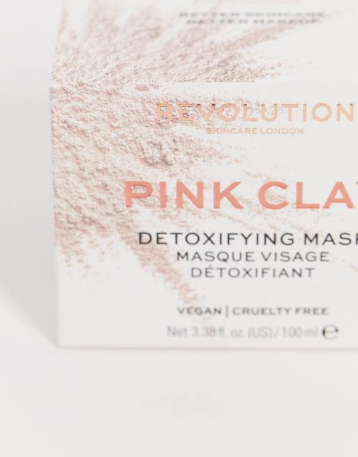 Revolution Skincare - Masque visage détoxifiant à l'argile rose GRAND FORMAT - 100 ml, 4 de 4