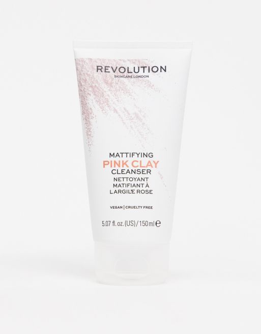 Revolution Skincare Mattifying Pink Clay Cleanser Asos