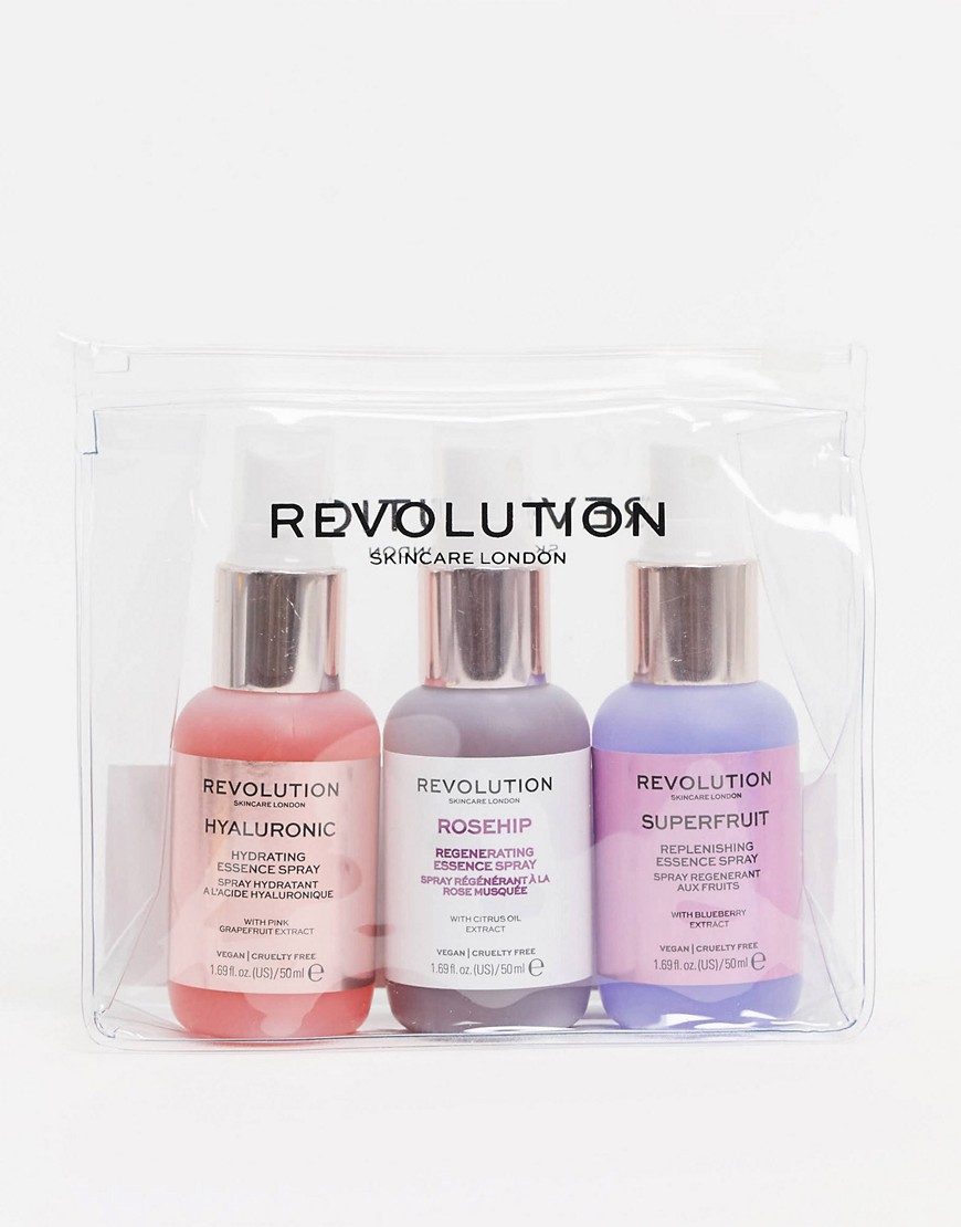 Revolution Skincare Mini Essence Spray Collection - Hello Hydrating-No Colour
