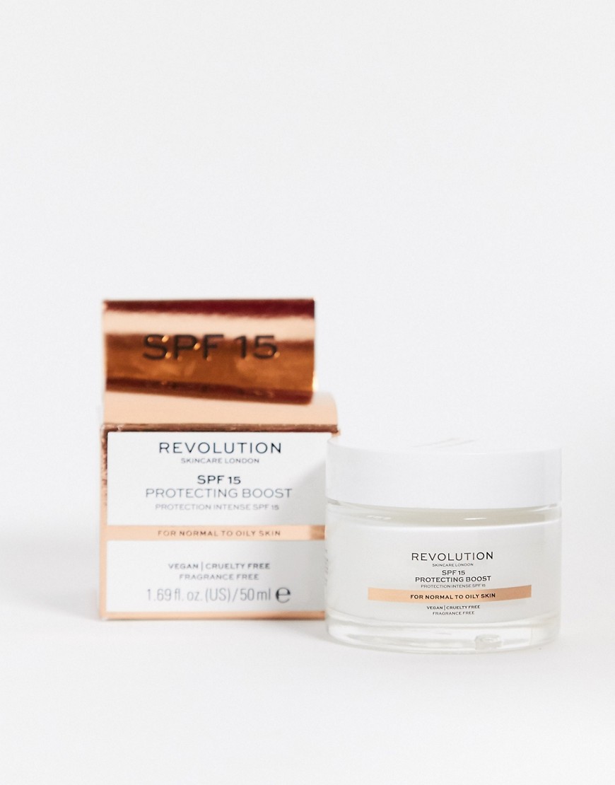 Revolution Skincare Moisture Cream SPF15 Normal to Oily Skin-No Colour