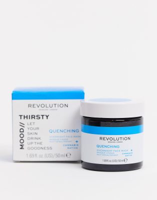 Revolution Skincare Mood Quenching Overnight Face Mask-No Colour