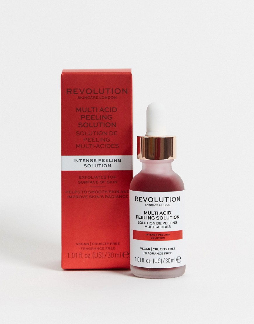 Revolution Skincare – Multi Acid 30% AHA 1.5% BHA Peeling Solution – Peelingprodukt med BHA- och AHA-syra-Ingen färg