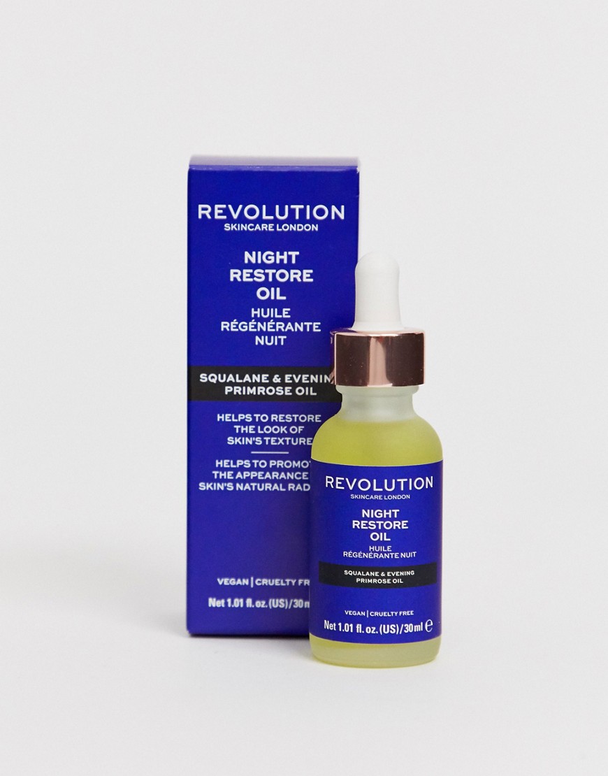 Revolution Skincare - Night Restore Oil-Zonder kleur